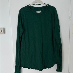 We The Free Forest Green Top